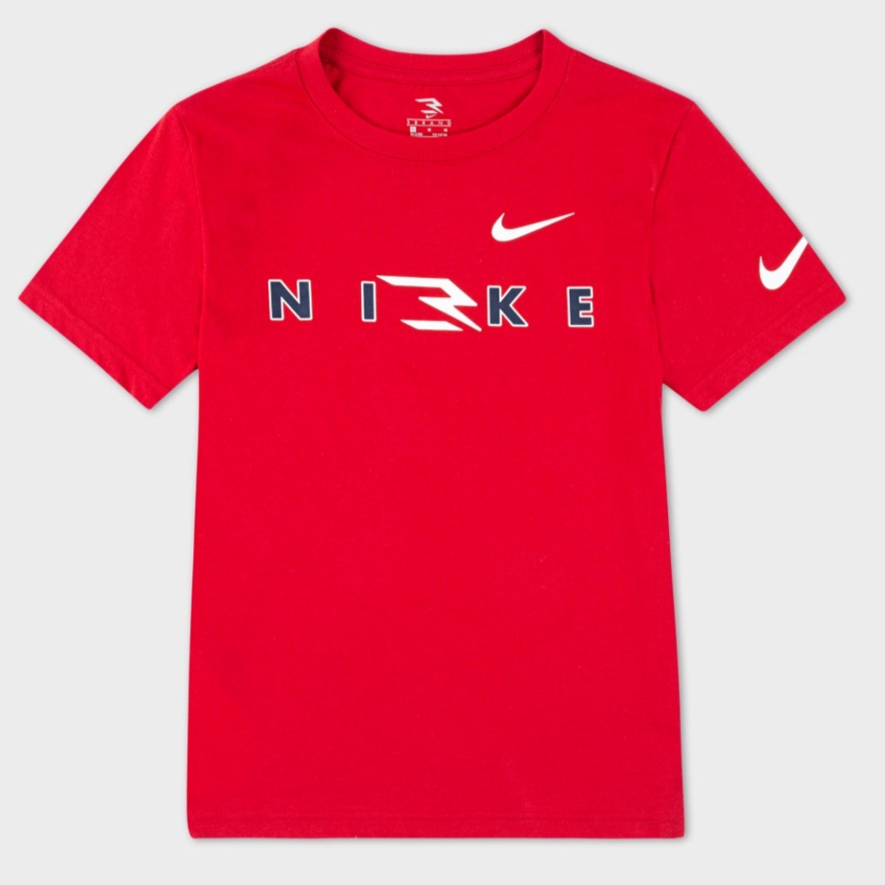 Boys Nike 3BRAND By Russell Wilson Tee - Red XL